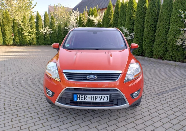 Ford Kuga cena 32700 przebieg: 198606, rok produkcji 2011 z Borne Sulinowo małe 326